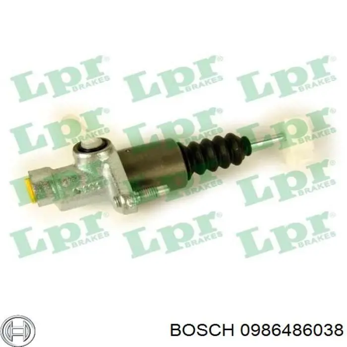 0986486038 Bosch cilindro maestro de embrague