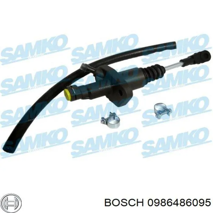 0986486095 Bosch cilindro maestro de embrague