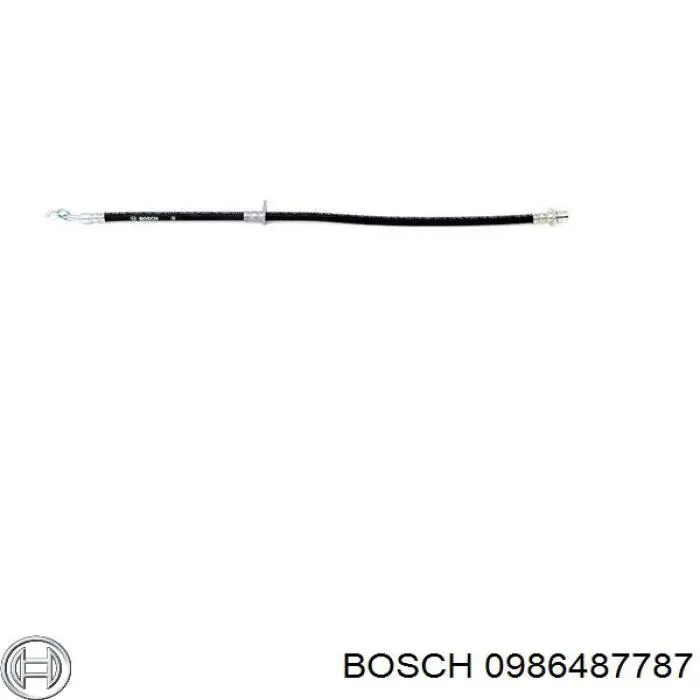 0986487787 Bosch zapatas de frenos de tambor traseras