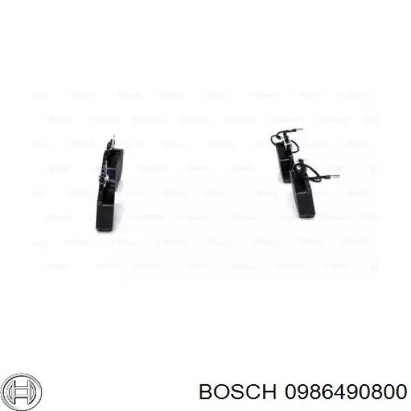 0986490800 Bosch pastillas de freno delanteras