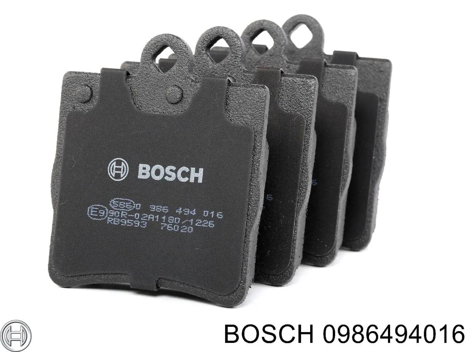 0986494016 Bosch pastillas de freno traseras