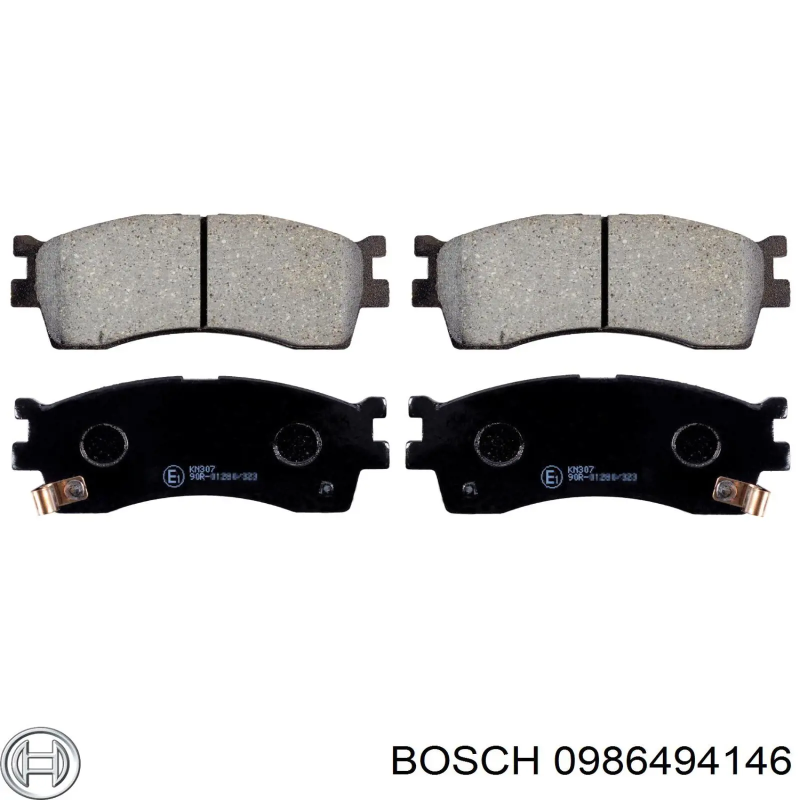 0986494146 Bosch pastillas de freno delanteras