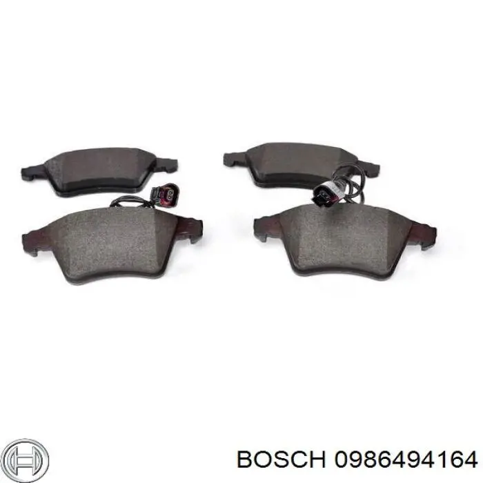 0986494164 Bosch pastillas de freno delanteras