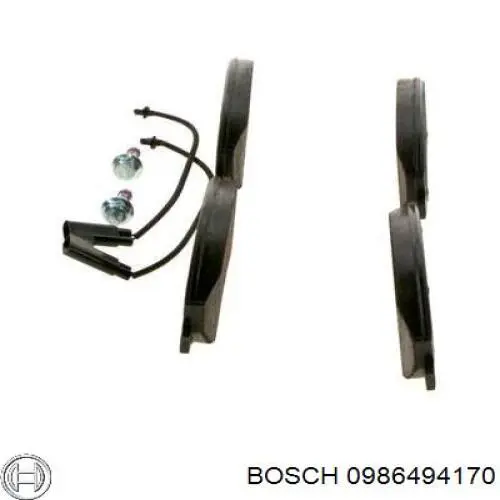 0986494170 Bosch pastillas de freno delanteras