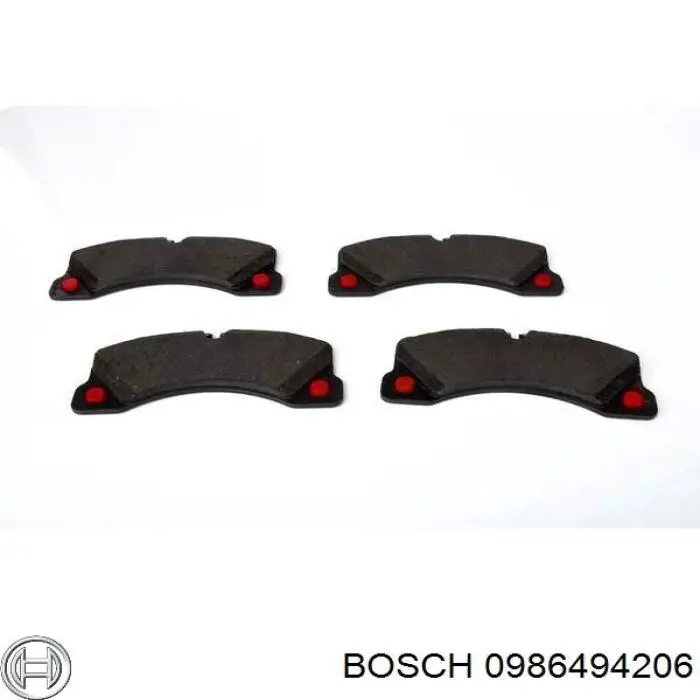 0986494206 Bosch pastillas de freno delanteras