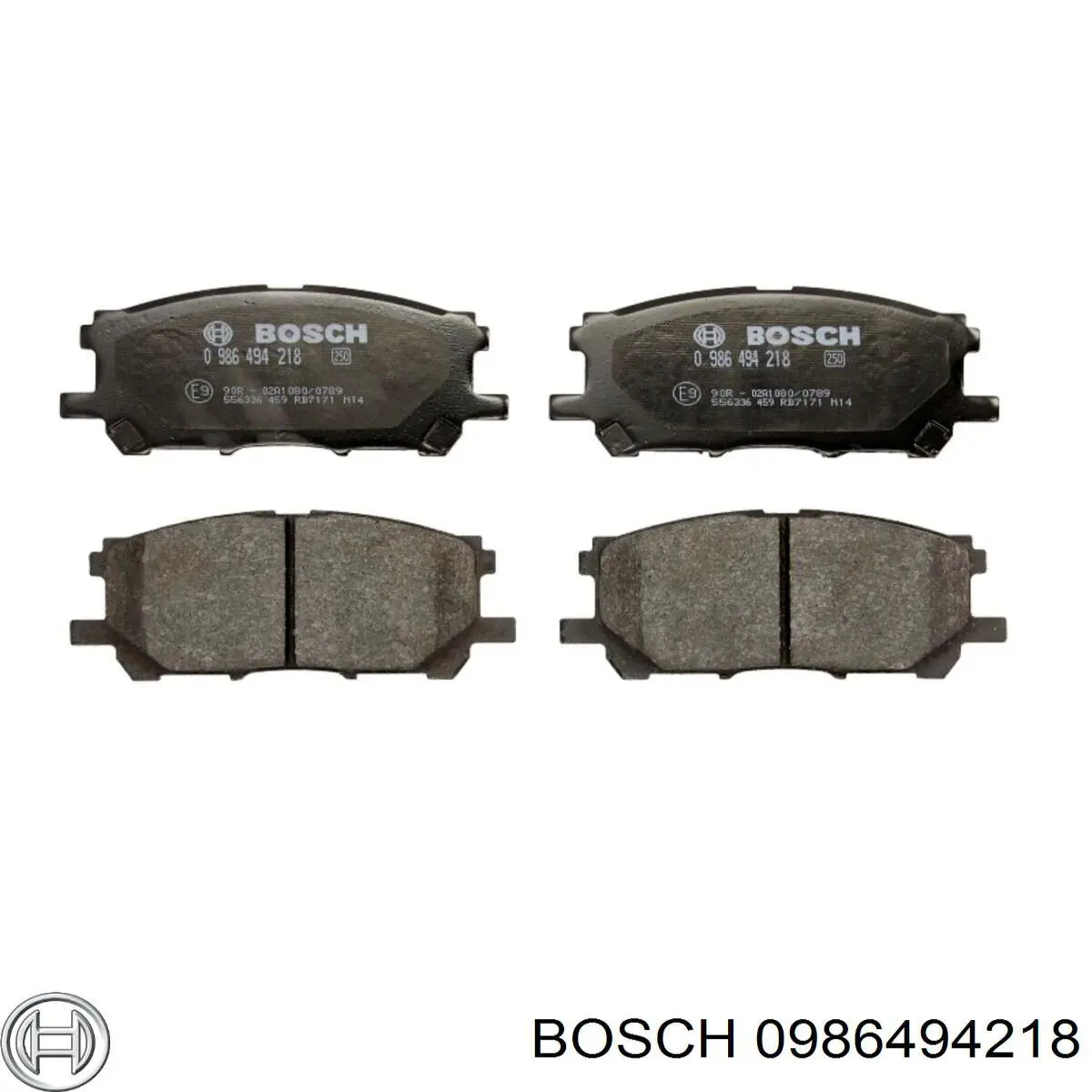 0986494218 Bosch pastillas de freno delanteras