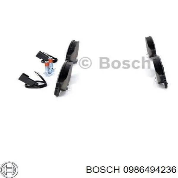 0986494236 Bosch pastillas de freno delanteras