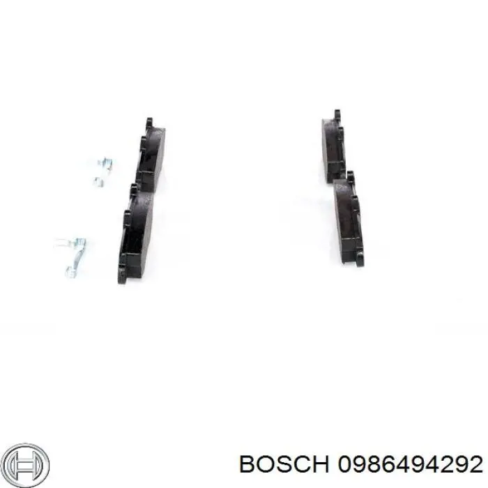 0986494292 Bosch pastillas de freno delanteras