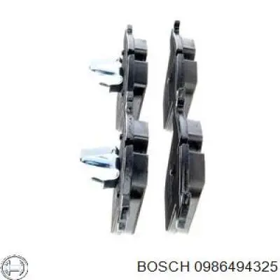 0 986 494 325 Bosch pastillas de freno traseras