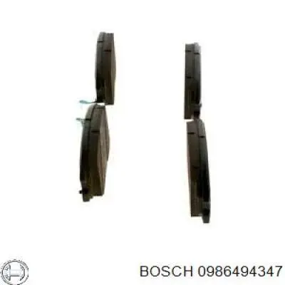 0986494347 Bosch pastillas de freno delanteras