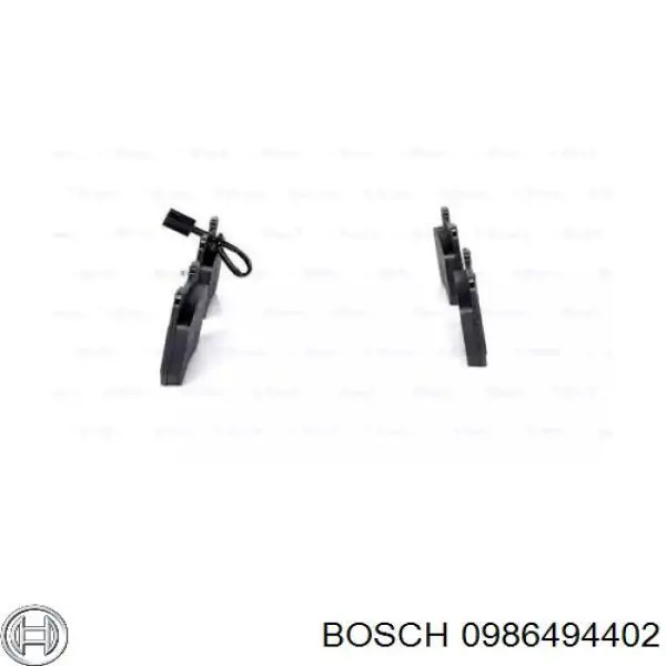 0986494402 Bosch pastillas de freno delanteras