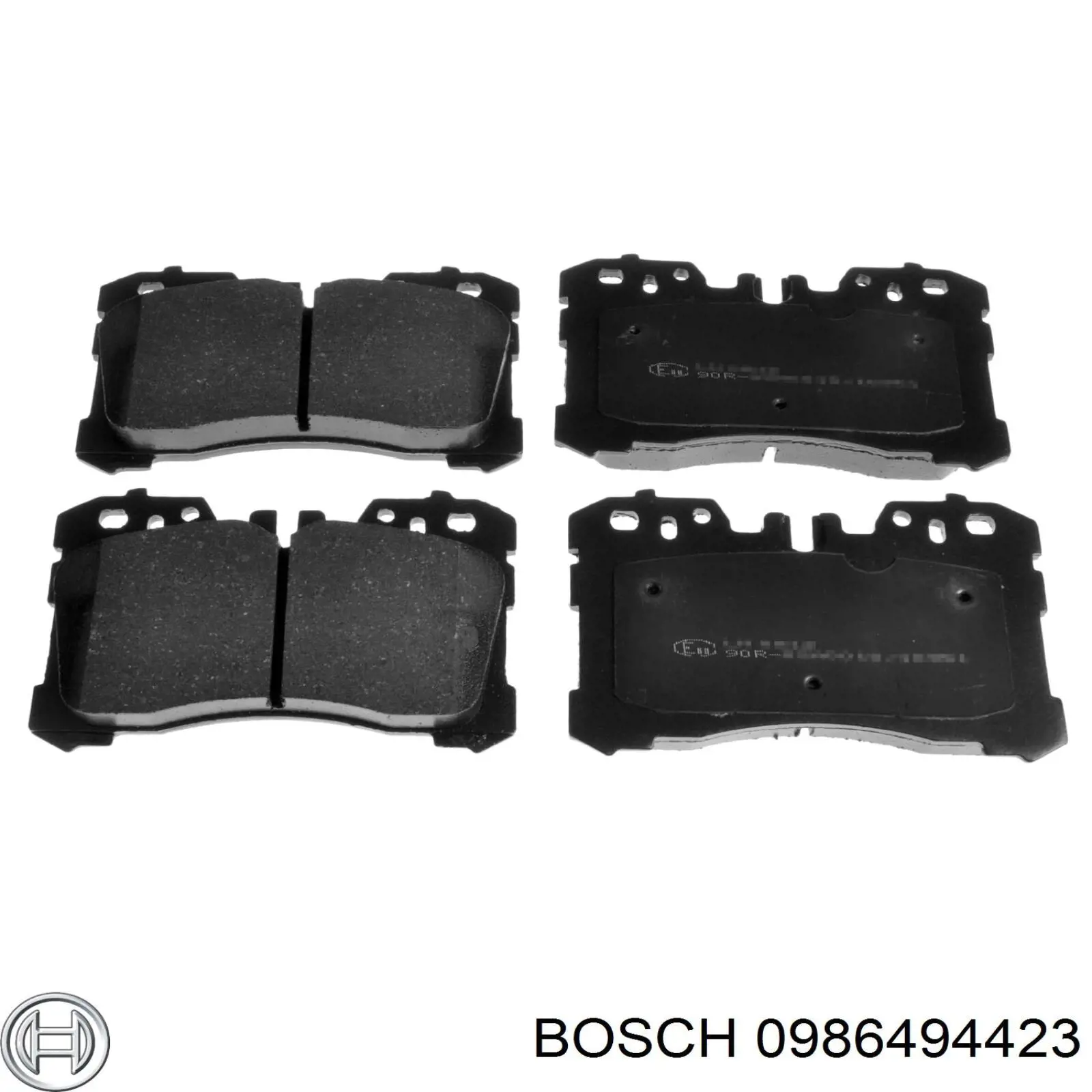 0 986 494 423 Bosch pastillas de freno delanteras