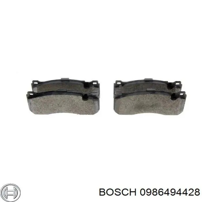 0986494428 Bosch pastillas de freno delanteras