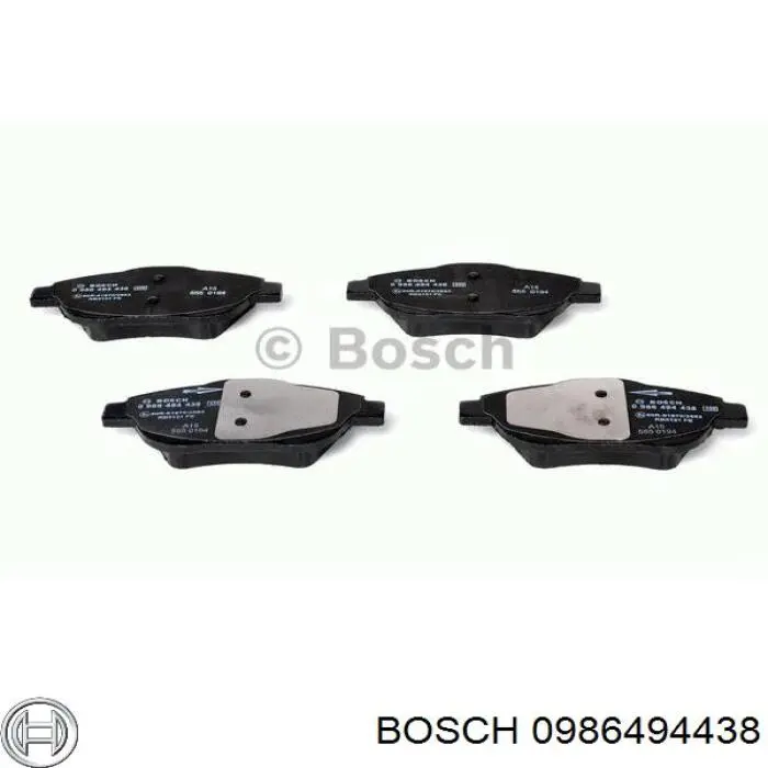 0986494438 Bosch pastillas de freno delanteras