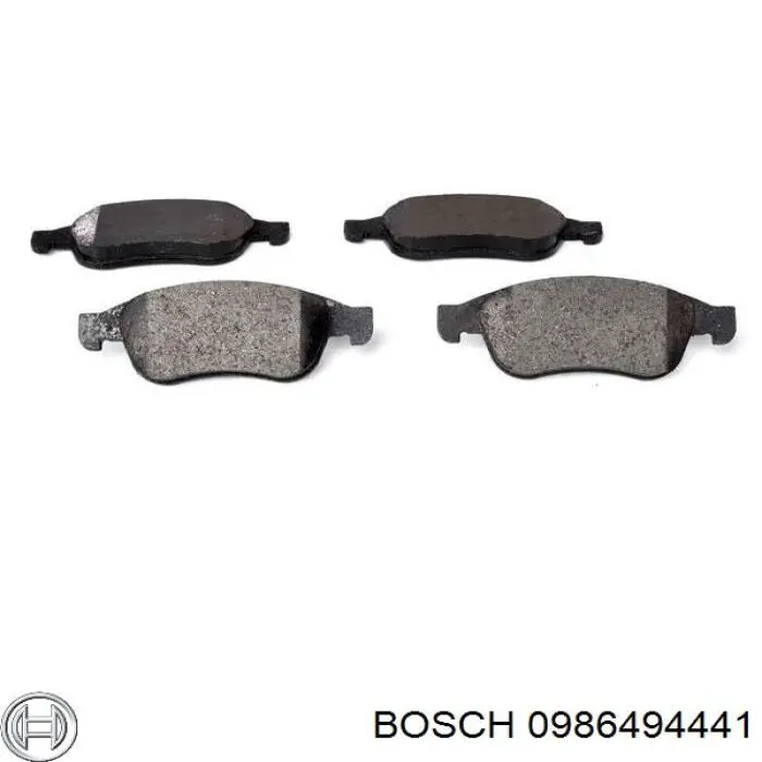 0986494441 Bosch pastillas de freno delanteras