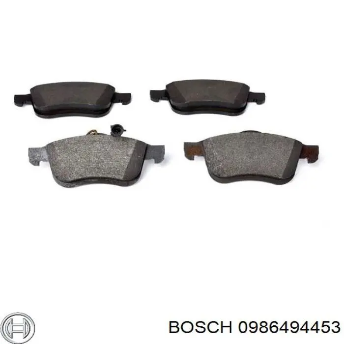 0986494453 Bosch pastillas de freno delanteras