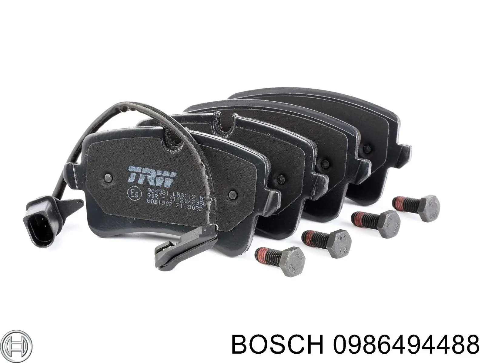 0986494488 Bosch pastillas de freno traseras