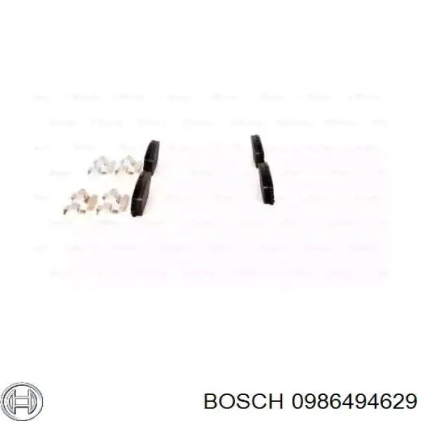 0986494629 Bosch pastillas de freno delanteras