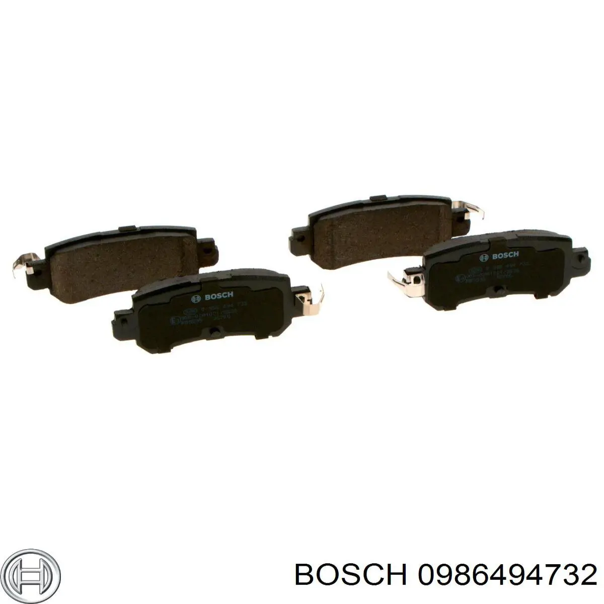 0986494732 Bosch pastillas de freno traseras