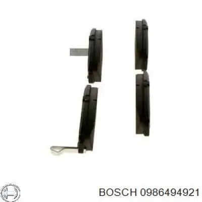 0986494921 Bosch pastillas de freno delanteras