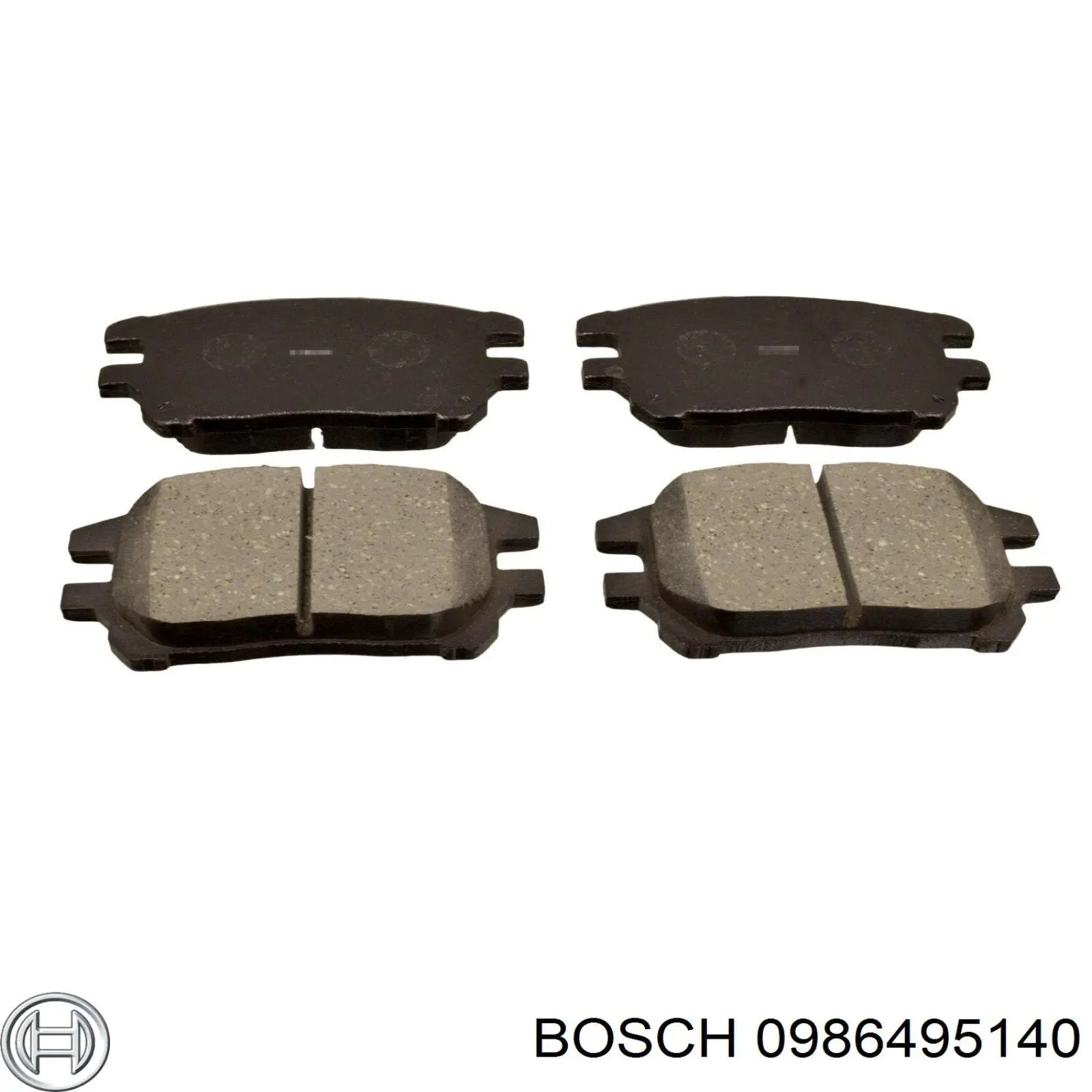 0986495140 Bosch pastillas de freno delanteras