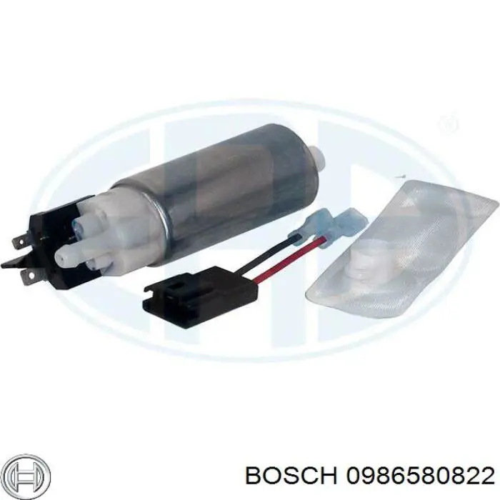 0 986 580 822 Bosch bomba de combustible eléctrica sumergible