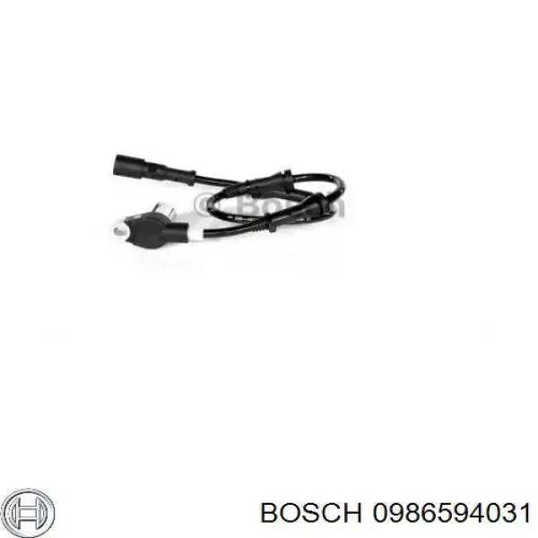 0 986 594 031 Bosch sensor abs delantero derecho