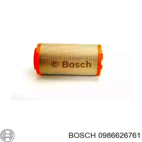 0986626761 Bosch filtro de aire