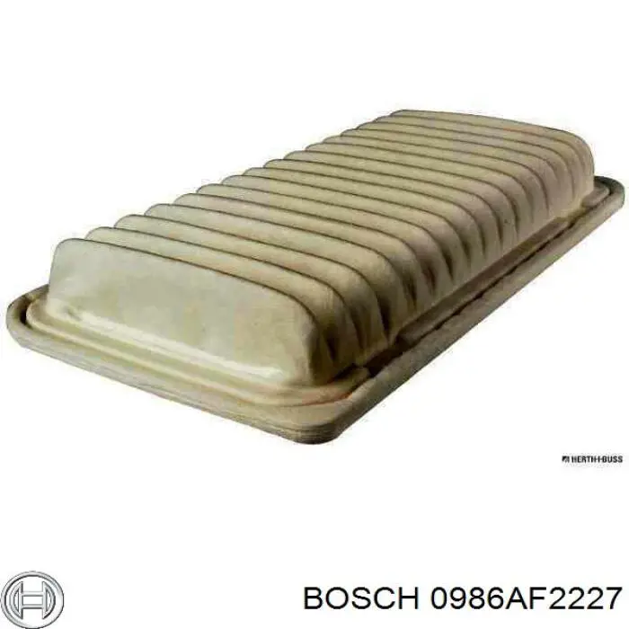 0986AF2227 Bosch filtro de aire