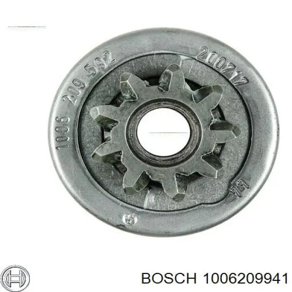 1006209941 Bosch bendix, motor de arranque