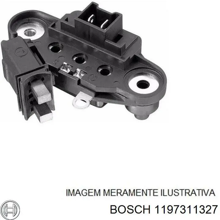 1197311327 Bosch regulador de rele del generador (rele de carga)