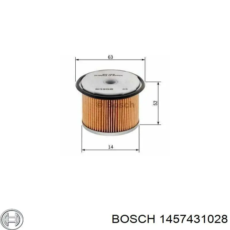 1457431028 Bosch filtro combustible