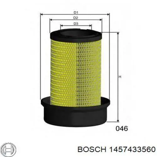 1457433560 Bosch filtro de aire