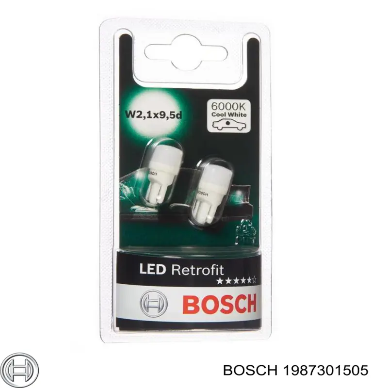 1987301505 Bosch lámpara, luz interior/cabina