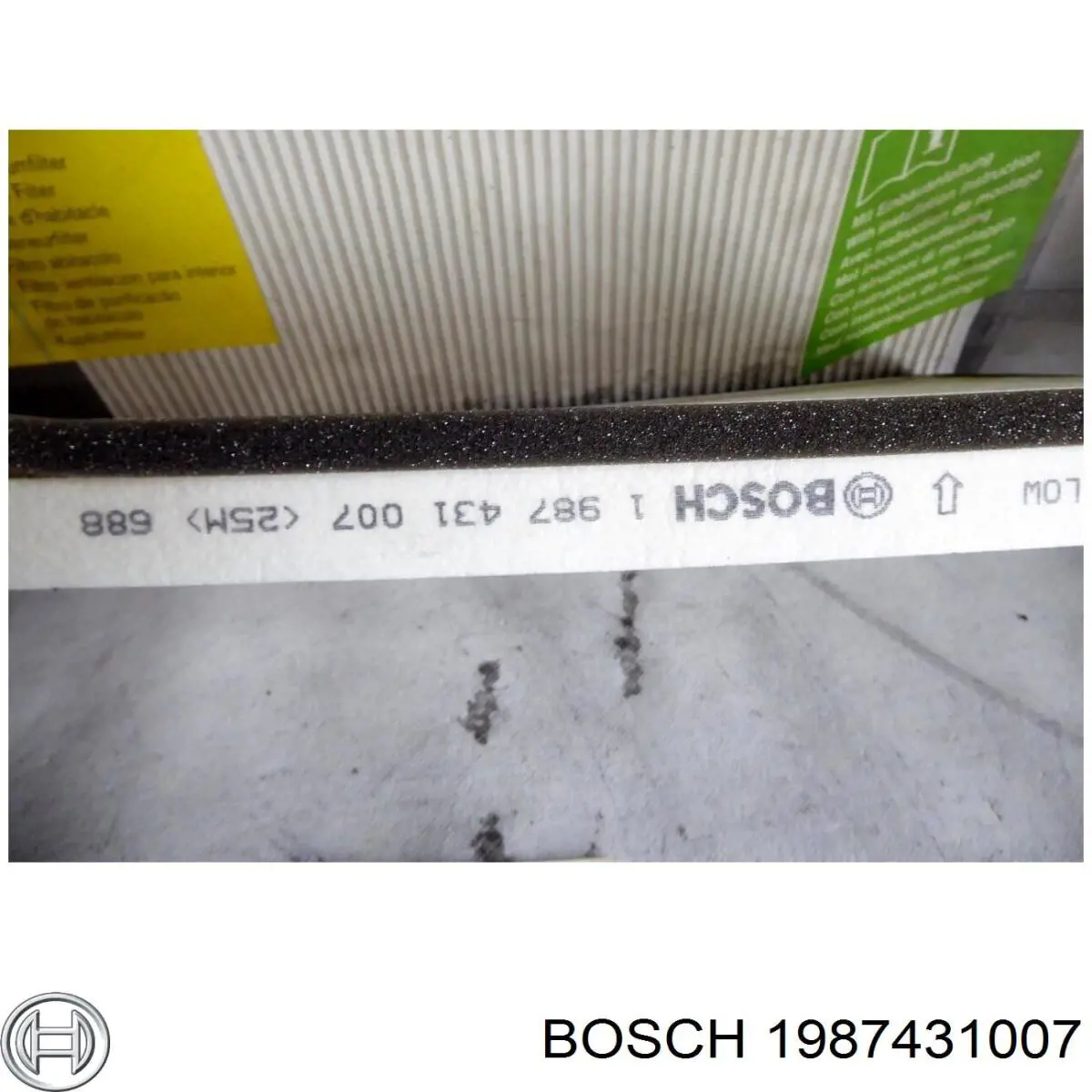 1987431007 Bosch filtro de habitáculo