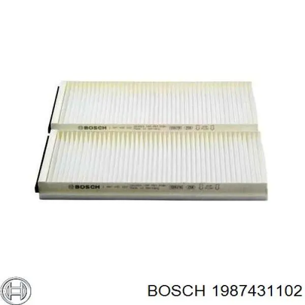 1987431102 Bosch filtro de habitáculo