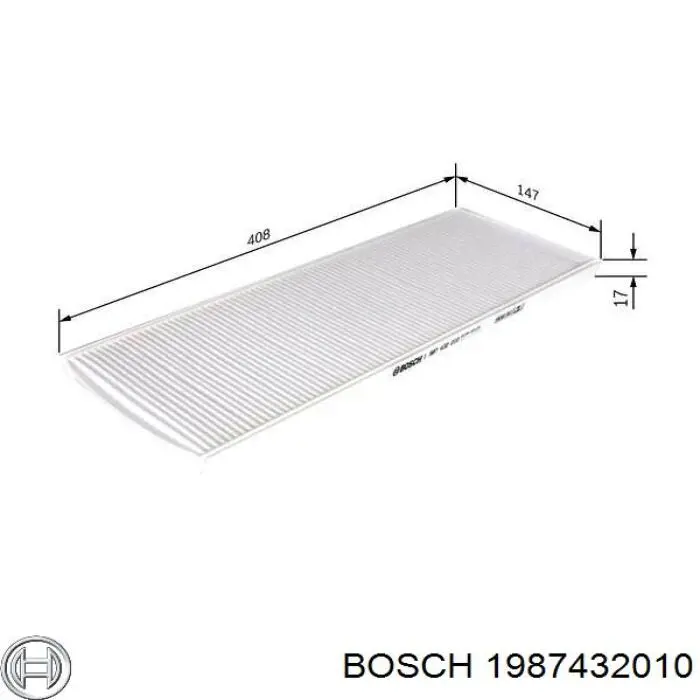 1987432010 Bosch filtro de habitáculo