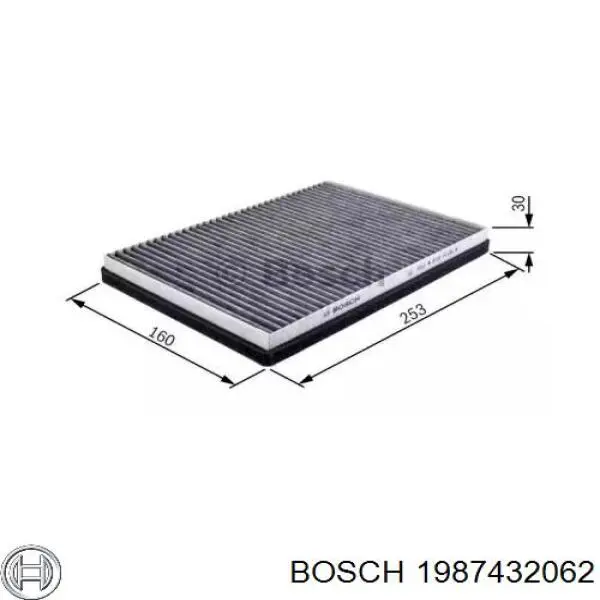 1987432062 Bosch filtro de habitáculo