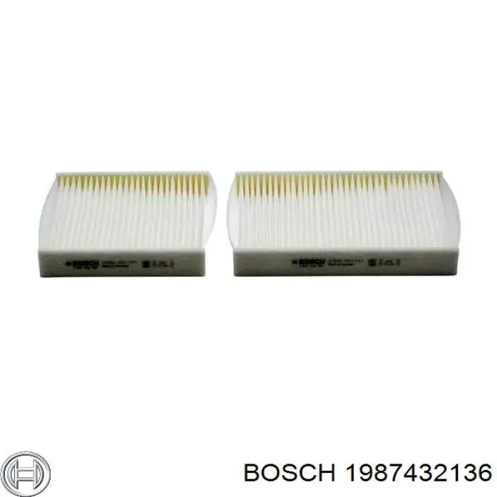 1987432136 Bosch filtro de habitáculo