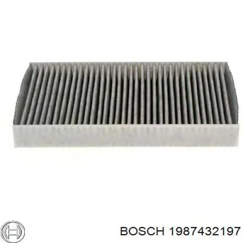 1 987 432 197 Bosch filtro de habitáculo