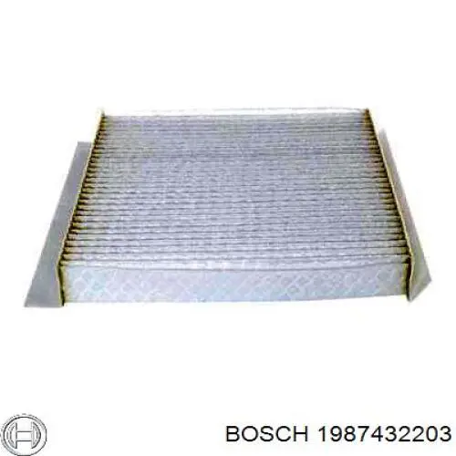 1987432203 Bosch filtro de habitáculo