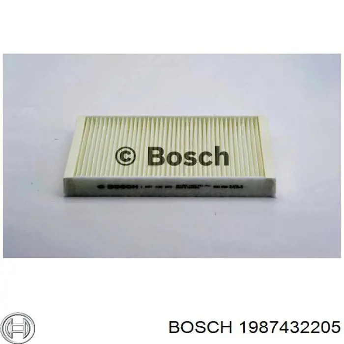 1987432205 Bosch filtro de habitáculo