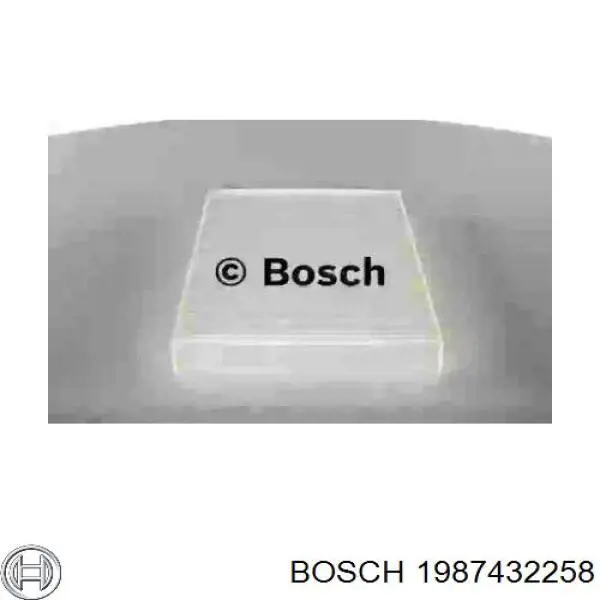 1987432258 Bosch filtro de habitáculo