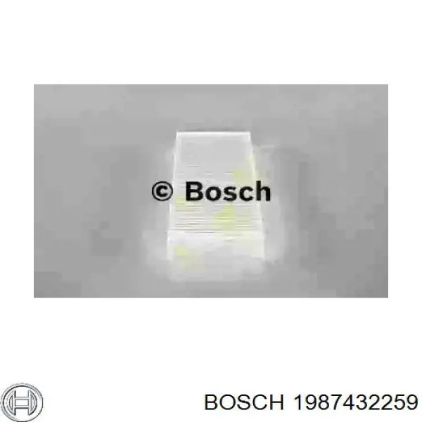 1987432259 Bosch filtro de habitáculo