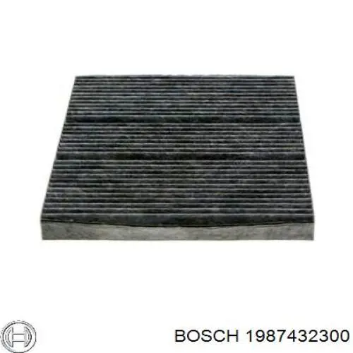 1987432300 Bosch filtro de habitáculo