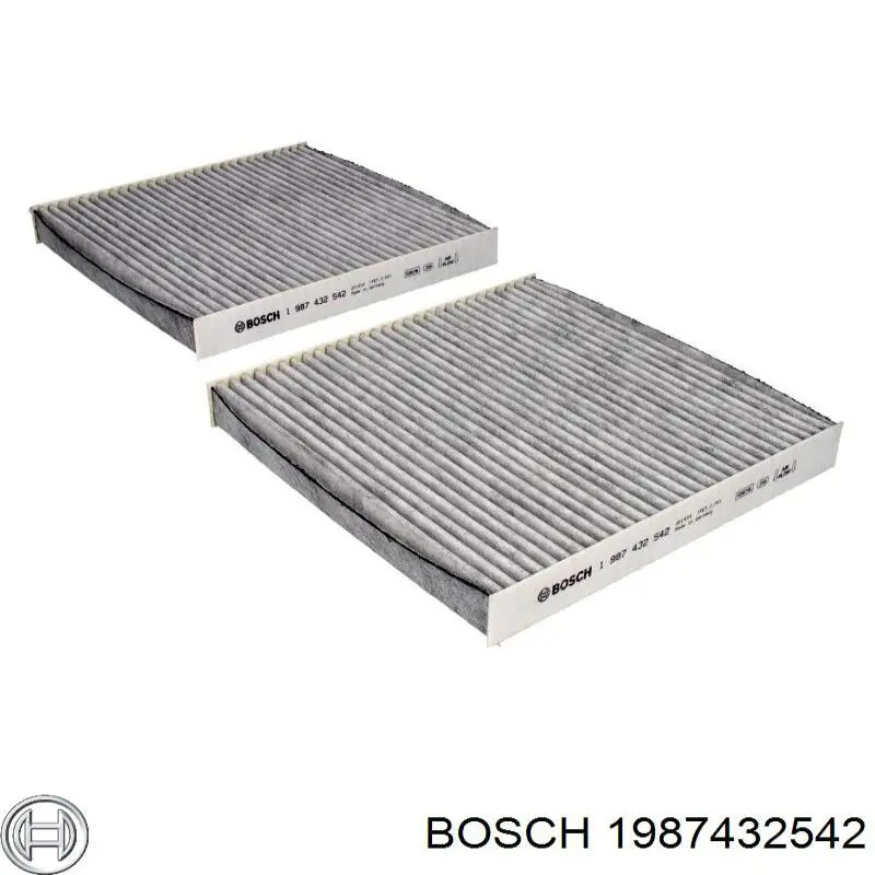 1987432542 Bosch filtro de habitáculo