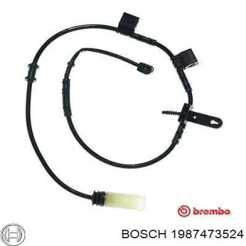 1987473524 Bosch contacto de aviso, desgaste de los frenos