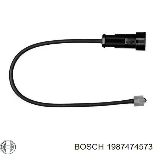 1 987 474 573 Bosch contacto de aviso, desgaste de los frenos