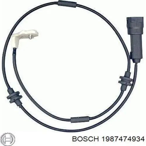 1987474934 Bosch contacto de aviso, desgaste de los frenos