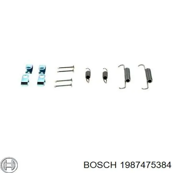 1987475384 Bosch juego de reparación, frenos traseros